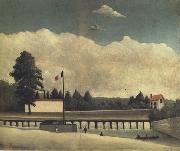 Henri Rousseau The Tollgate oil